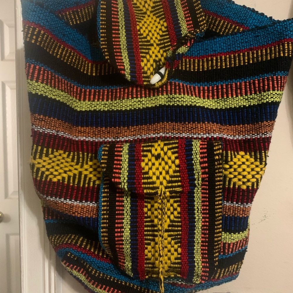 Cloth and thread backpack
